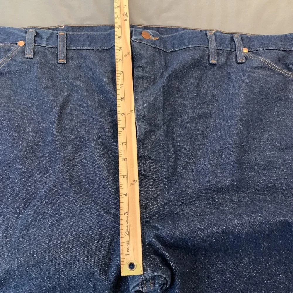 Wrangler Jeans Mens 52x32 Classic Fit 13MWZ Cowboy Western Denim Straight Leg - Picture 4 of 9